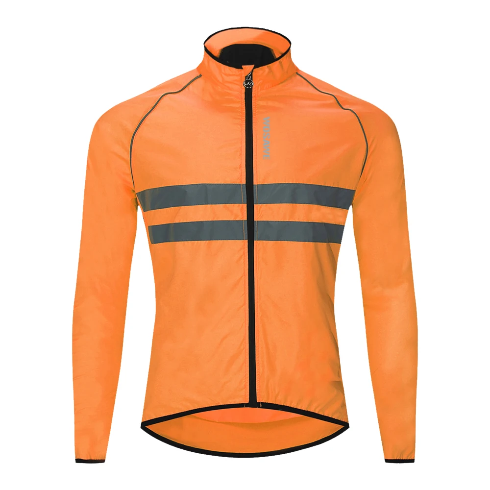 AliExpress WOSAWE High Visibility Cycling Windbreaker Windproof Water Repellent Reflective Bike Jacket Lightweight Packable Riding Coat
