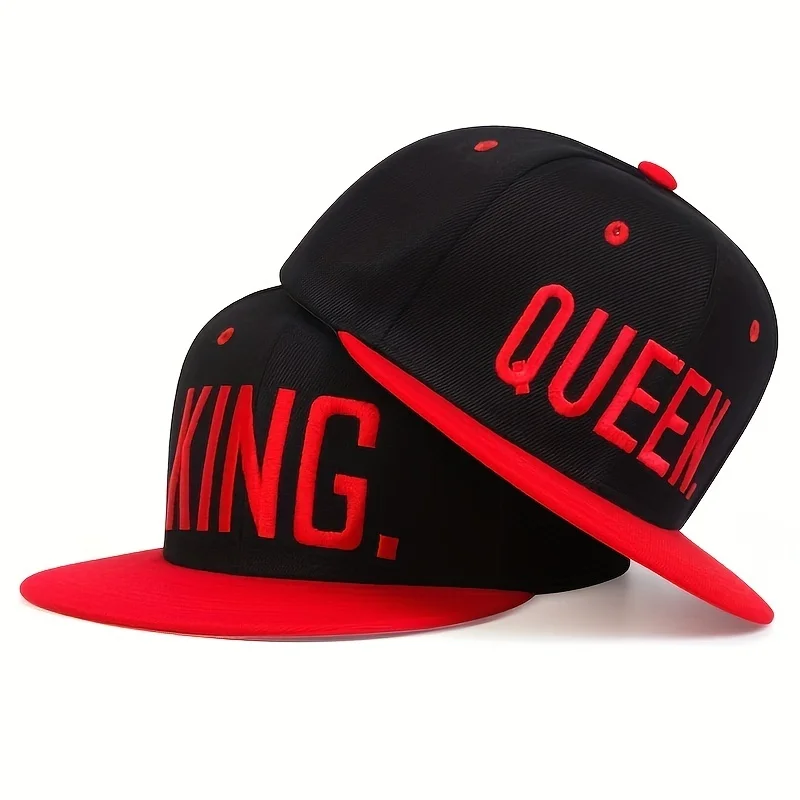 Hip Hop Fashion Baseball Cap King Queen embroidery Snapback Hats Adjustable sports Leisure Caps Men Women Outdoor sun hats