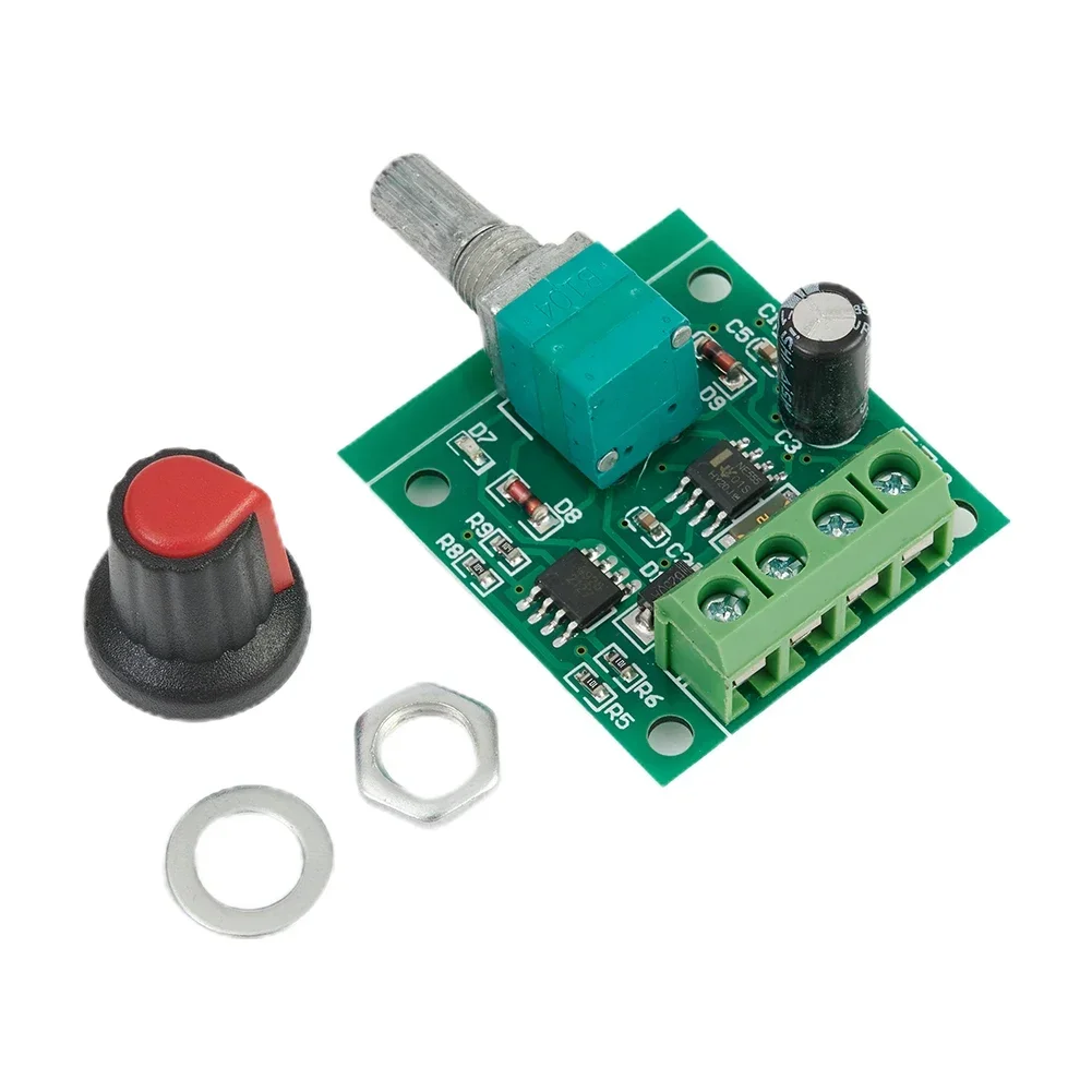 Motor DC1.8-15V PWM Speed Controller Potentiometer Knob Switch Adjustable Speed Regulator Dimmer Control Switch Motor Controller