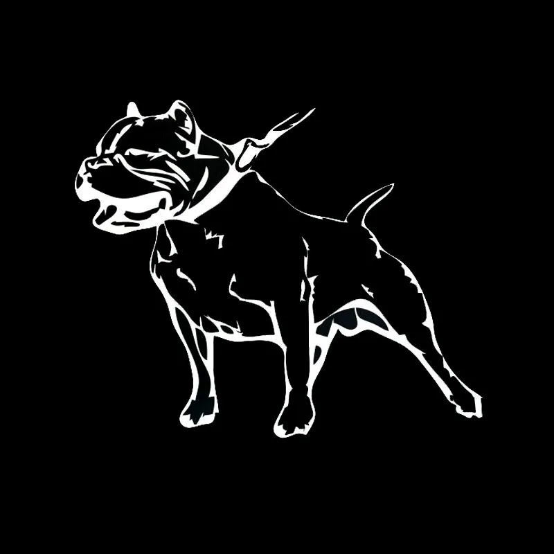 Jpct American Bully Dog Sticker Cross Country Diesel Motorcycle Auto Parts Decoration Car Supplies Car Fun Decal PVC