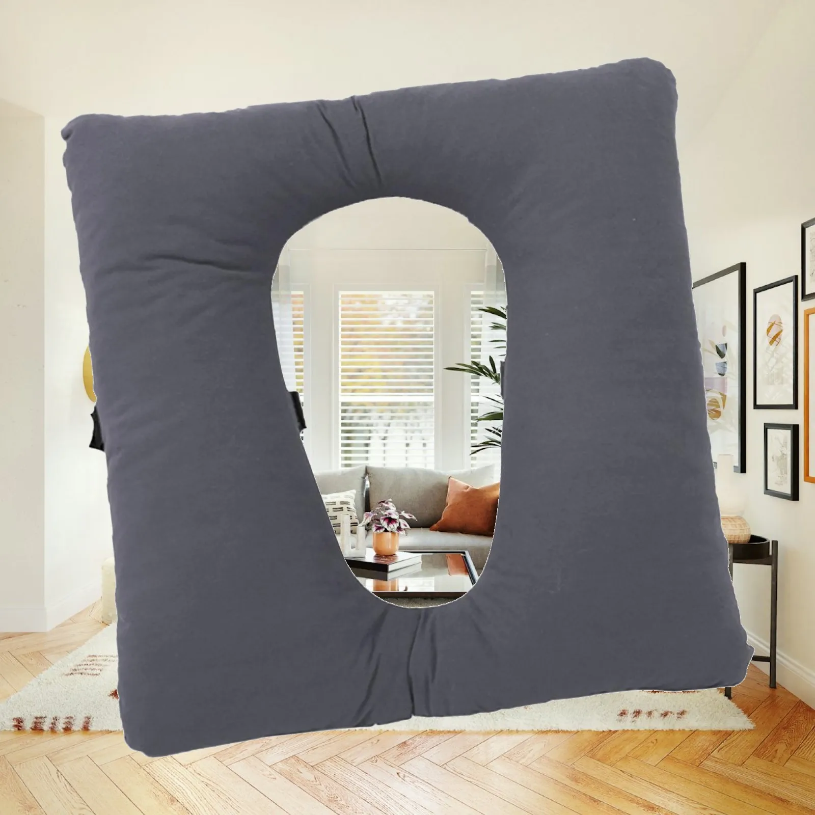 Bedside Commode Cushion Toilet Seat Cushion for Bedridden Patients Seniors