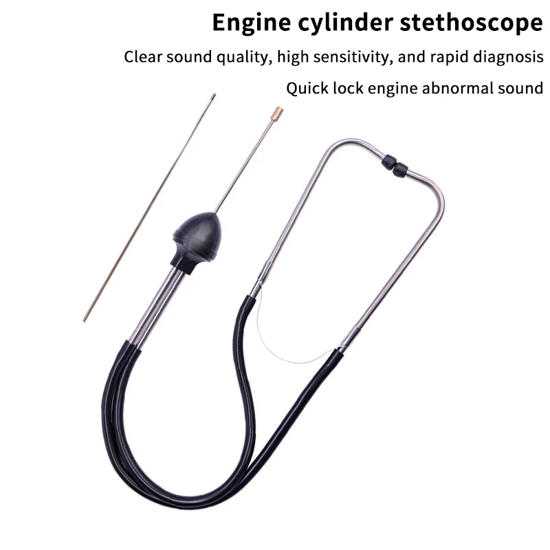 Car Engine Block Diagnostic Auto Cylinder Stethoscope - Mechanics Automotive Hearing Tool For Vehicle Maintenance And Repair 1PC