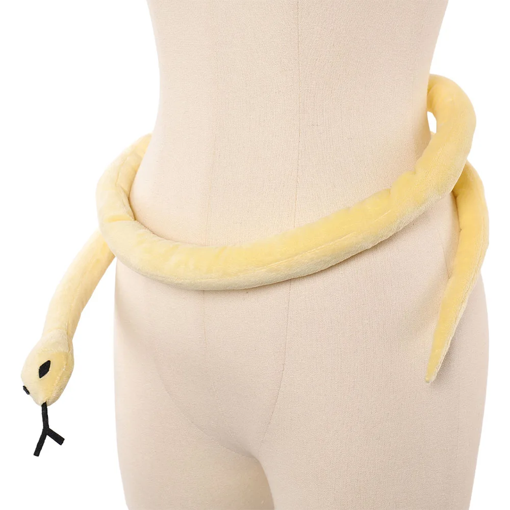 فندق 2 تلفزيون الجحيم نزل دور لوسيفر الأفعى تأثيري حلي الدعائم الأصفر الأفعى حزام الخصر حزام هالوين حفلة كرنفال الدعاوى