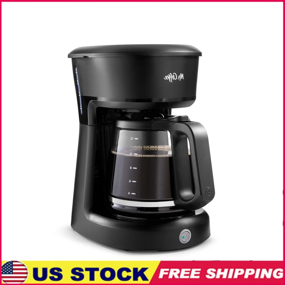 

12 Cup Coffee Maker Automatic Shut Off Grab a Cup Pause Easy View Water Window Power Indicator Brew Anytime