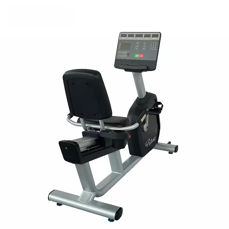 YG-RB02 YG Fitness Wholesale Price Commercial Cardio Exercise keyboard Magnetic Self Power Horizontal Recumbent Bike for gym