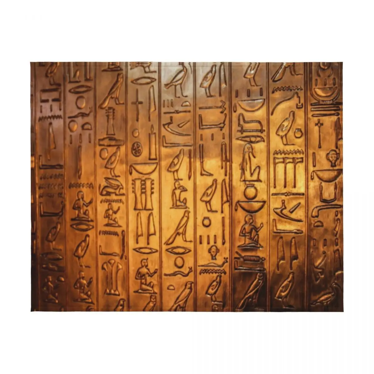 الهيروغليفية المصرية رمي بطانية السرير منقوشة الزخرفية أريكة البطانيات الفاخرة السياحية #2