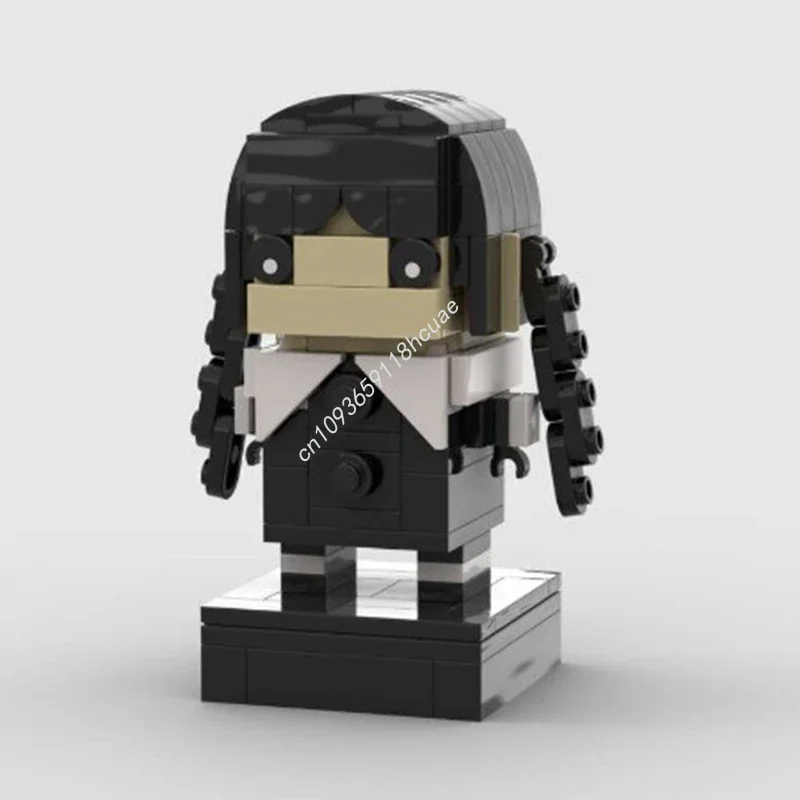 

Набор строительных блоков Brickheadz «Добро пожаловать, Уэнсдей», 156 деталей, развивающая архитектурная игрушка для детей, креативный рождественский подарок