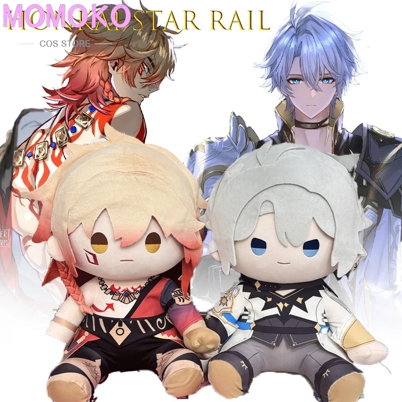

Honkai Star Rail Phainon Mydei 40cm Cotton Sitting Plush Phainon Keychain Trendy Fashion Outfit For Women Kawaii Cosplay Costume
