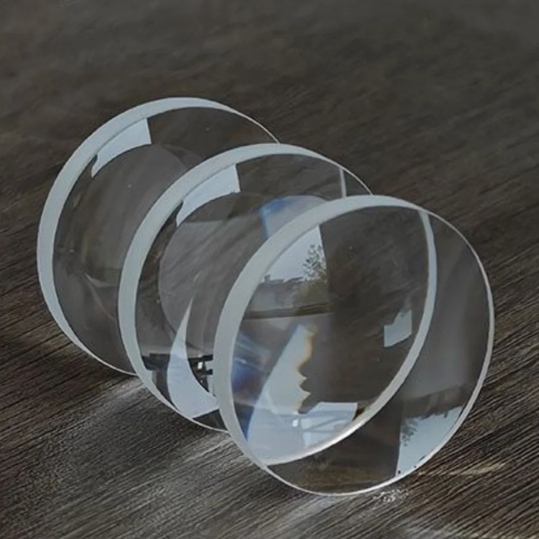 K9 Plano Convex Lens 20mm Diameter Focal Length 25 30 40 50 60 80 100mm Optical Glass for Physics Experiment Laser Focusing