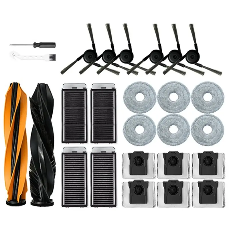 [NEW!A38F】 26Pcs For DREAME X60 Pro Ultra Complete Robot Cleaner Parts