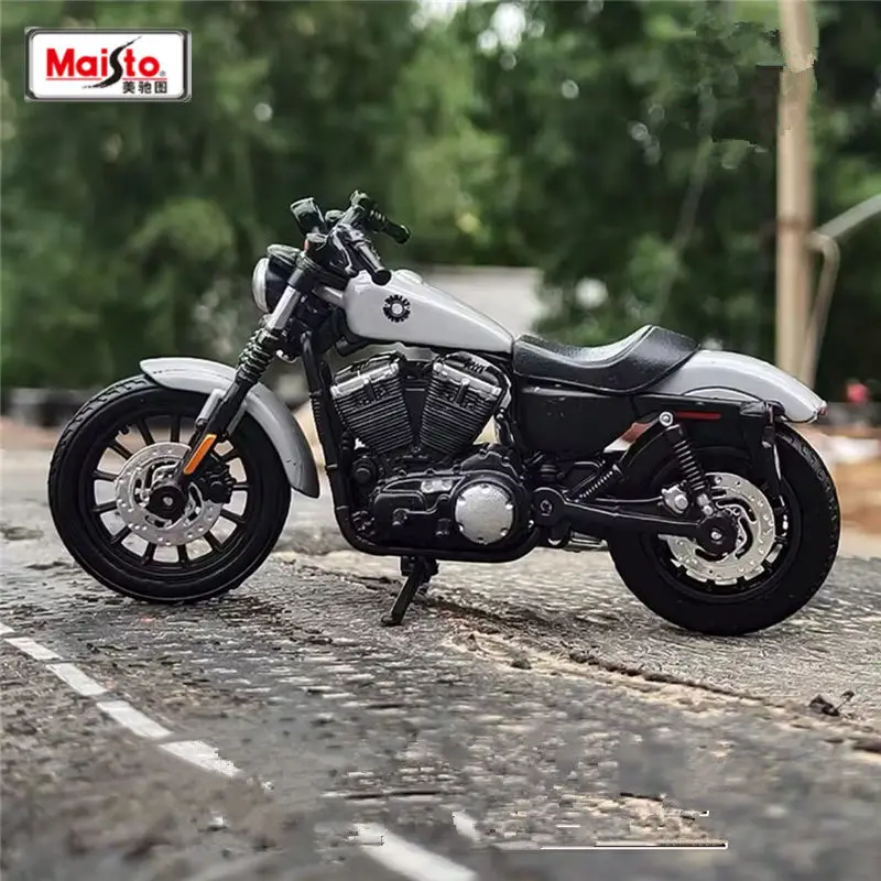 Maisto 1:18 Harley Davidson Sportster Iron 883 Alloy Motorcycle Model Diecast Metal Street Sports Motorcycle Model Kids Toy Gift