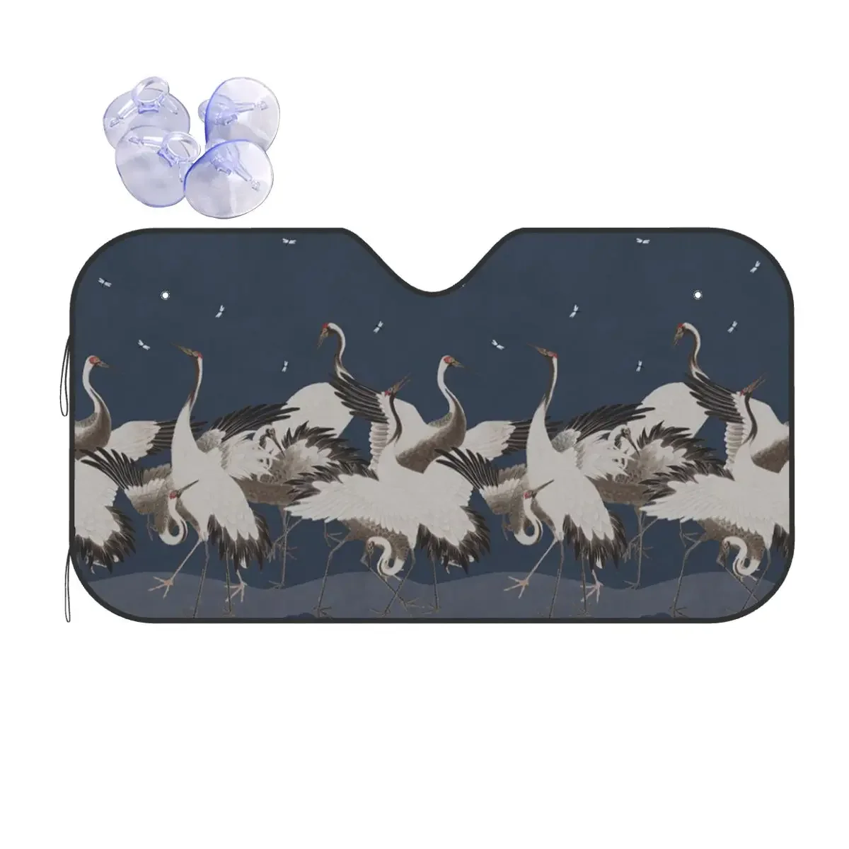 

Журавль, милое ветровое стекло Sunsha 76x140 см, шинуазри, фольга в китайском стиле, солнцезащитный козырек, ледяной щит, защита от пыли