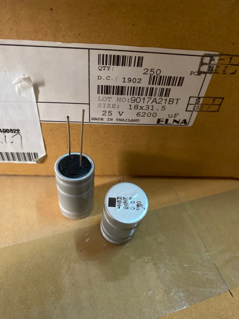 

20pcs/lot original ELNA RKF 25V6200UF high temperature resistant 130 ℃ electrolytic capacitor 18*31.5 free shipping