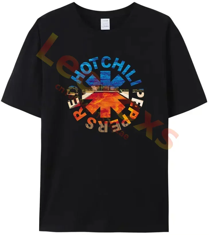 

Summer Red Hot Chili Men's Peppers Breathable Unlimited Love Tour Cotton T-Shirt Women's Loose Large Size Short Sleeve