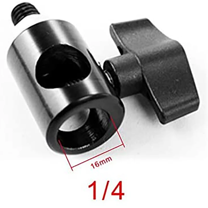 Держатель лампы для фотокамеры Led Flash 1/4 держатель лампы адаптер штатива