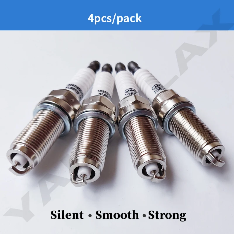 4pcs/lot 1026080GG010 Spark Plug for JAC J3 J4 J5 J6 SEI2 SEI3 spark stone