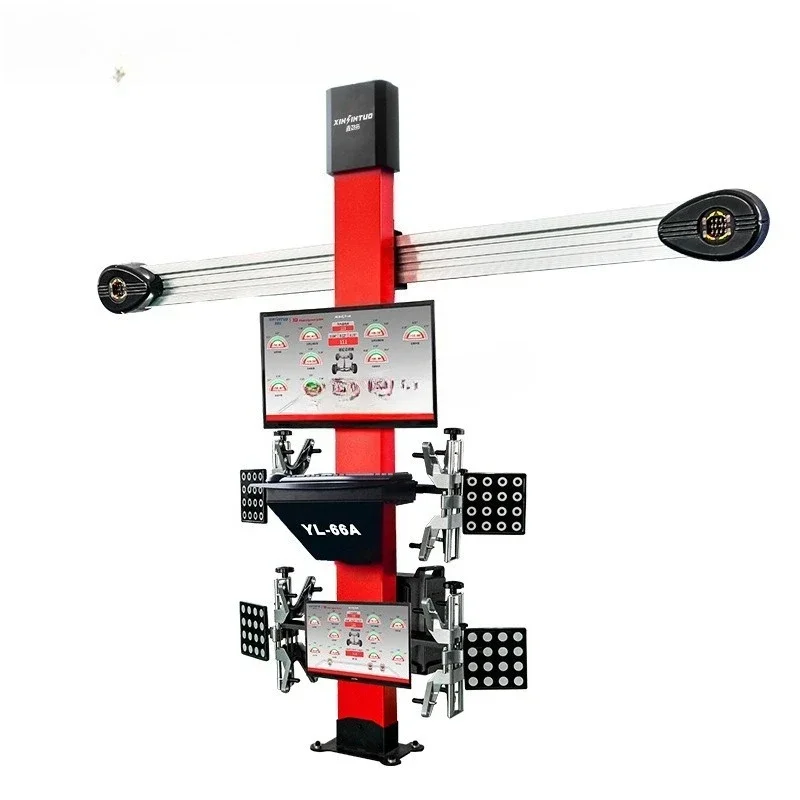 3D car four-wheel aligner Kiso large shear four-column lift