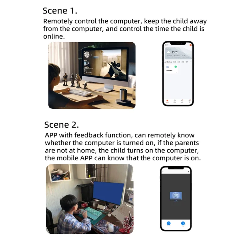 New!!TUYA Smart Computer Power Reset Switch Wifi Computer On/Off Switch Module APP Control Timer/Voice Control Relay Module