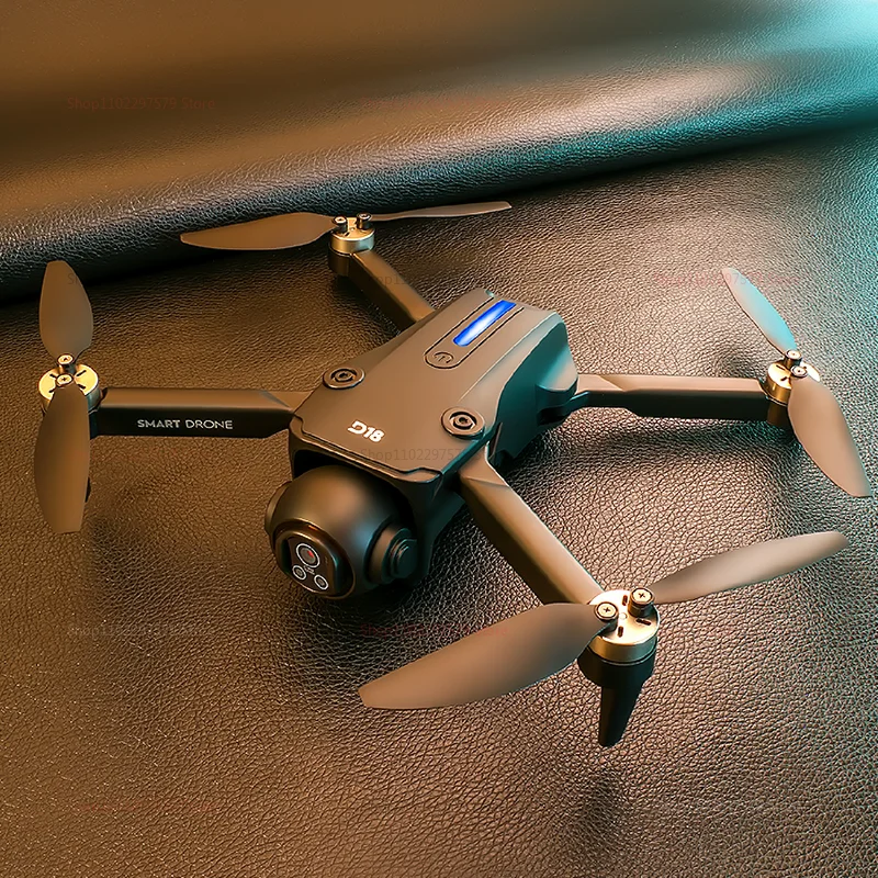 2025 Nieuwe D18 Afstandsbediening drone met 8k professionele HD camera FPV Brushless 360 °   Obstakel vermijden Opvouwbaar Quadcopter-speelgoed