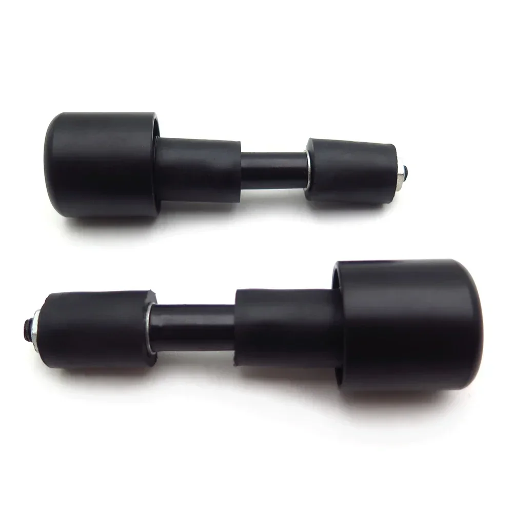 

Motorcycel Black 22mm Anti Vibration Handle Bar End Plug Grip Ends Caps