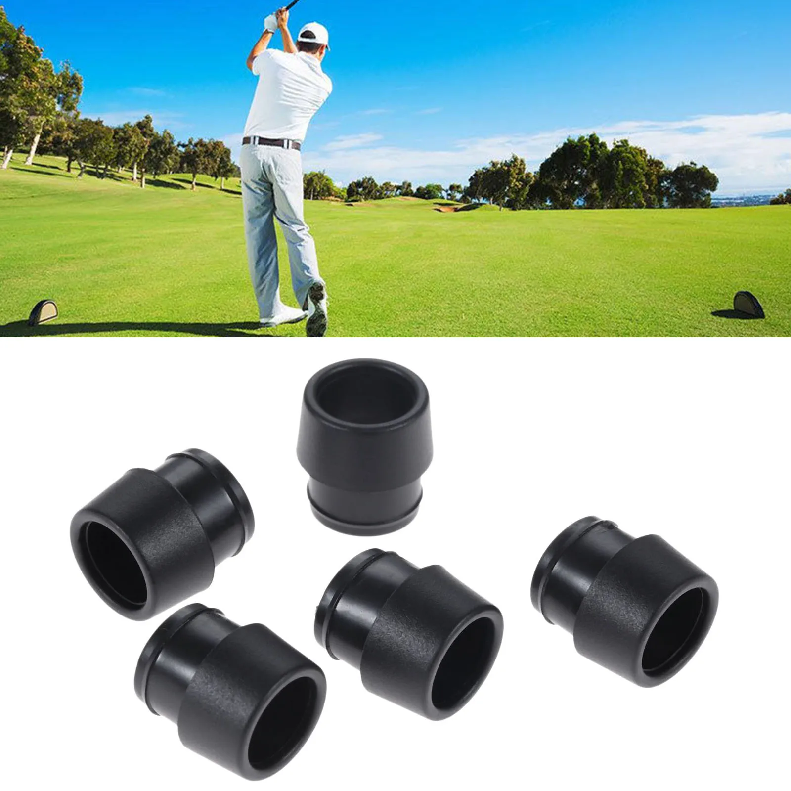 10 Pcs Soft Golf Ferrules Tip Size 0.335 fit for G410 G35 Shaft Sleeve Adapter Golf Club Shafts Accessories