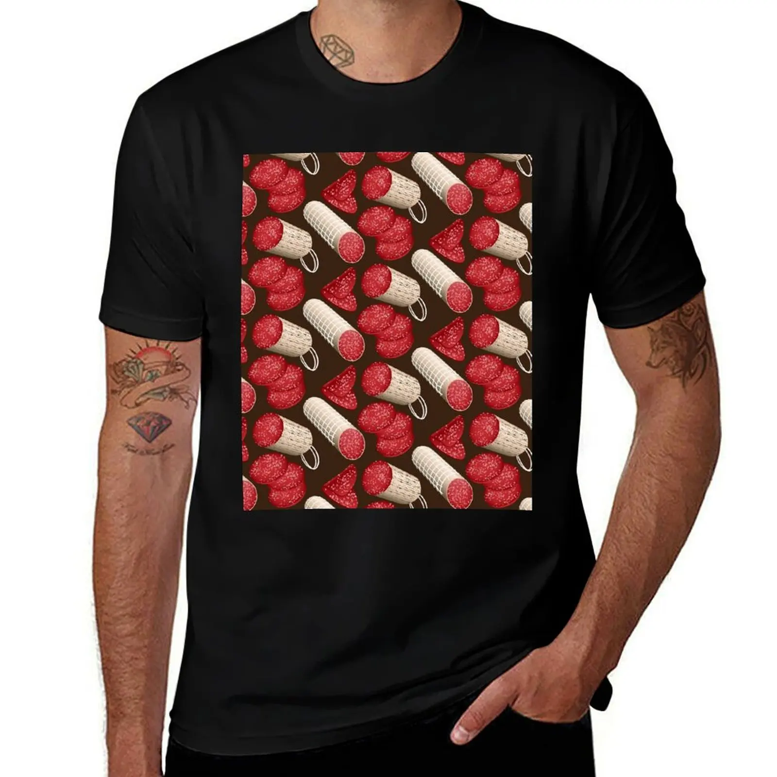 

Salami Time! T-Shirt t shirt man luxury graphic t shirts for man anime t shirts for man T-Shirt