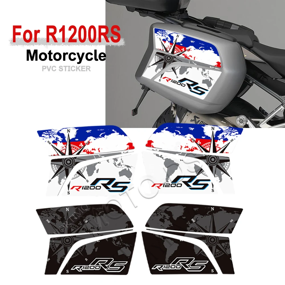 

﻿ R1200RS Motorcycle Accessories Tank Pad Trunk Luggage Cases Panniers Suitcase Stickers Decals For BMW R 1200 RS R1200