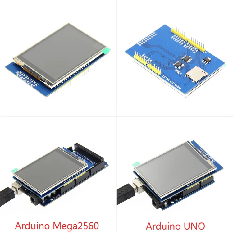 2.8-inch TFT LCD touch screen color screen display module can be directly plugged