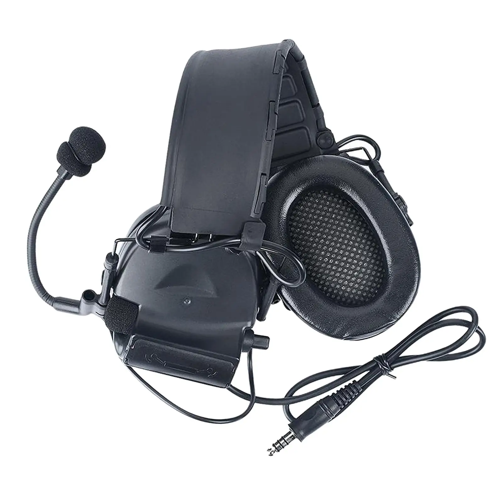 

Hunting Headset Shooting Earmuffs Aviation Headphone No Noise Canceling Hearing for Outdoor Activities