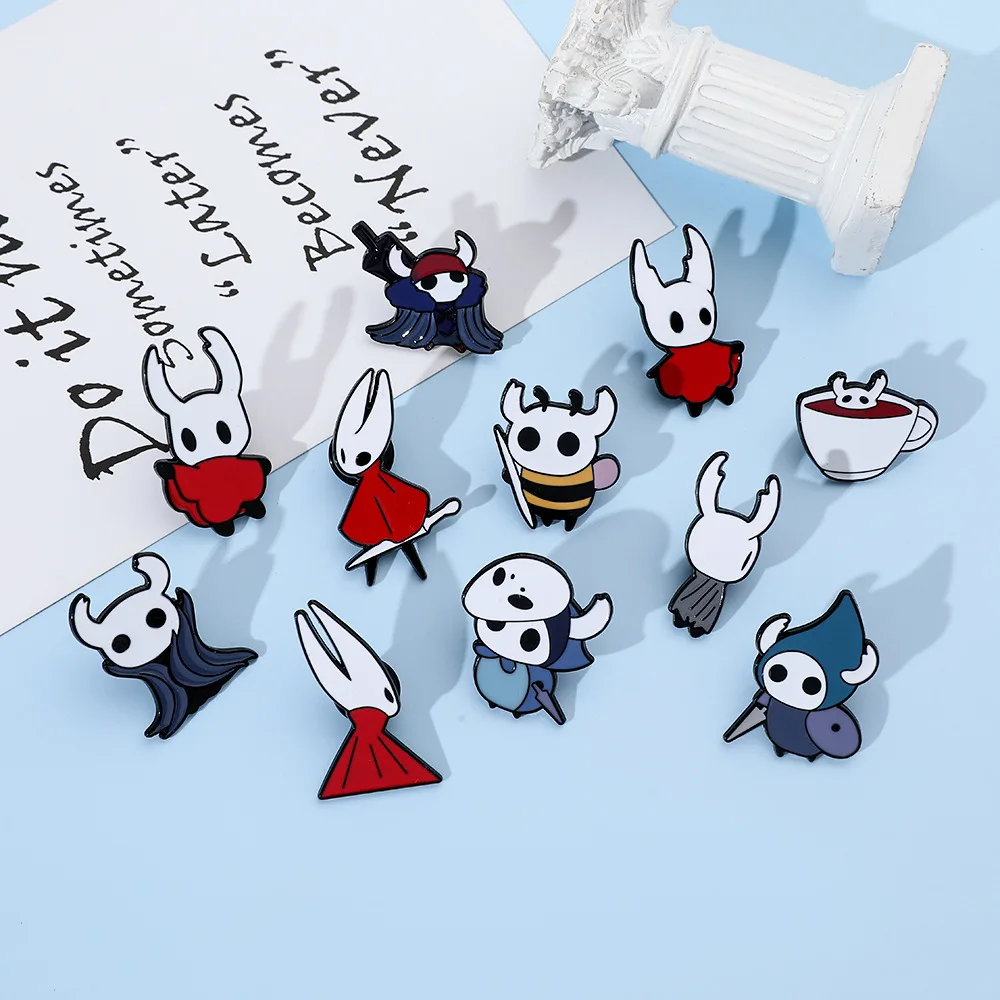 Hollow Knight Enamel Pins Cute Cartoon Metal Brooch Game Jewelry Badge for Backpack Pins Accessories Gifts - Image 3