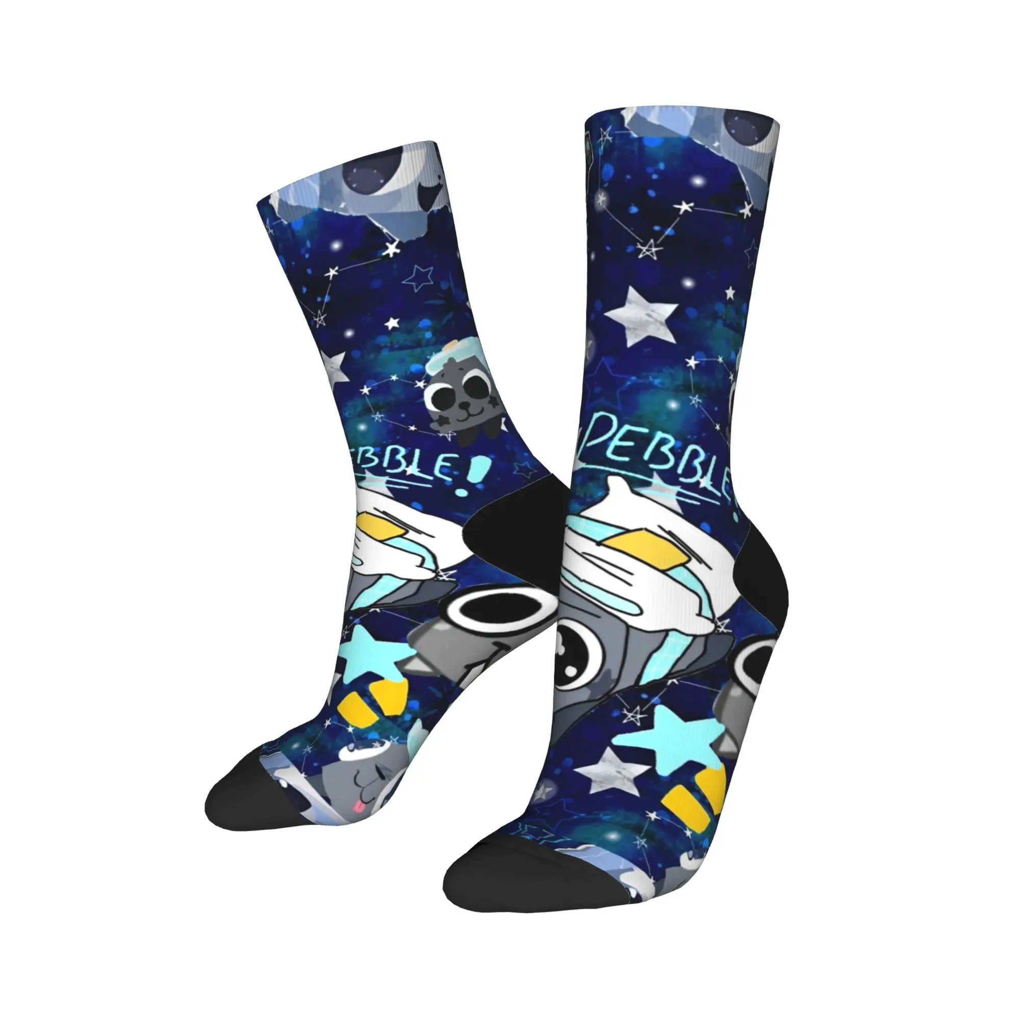 新しい男性男性靴下カジュアルダンディーズワールドペブルソックスポリエステルグラフィック女性のストッキング春夏秋冬