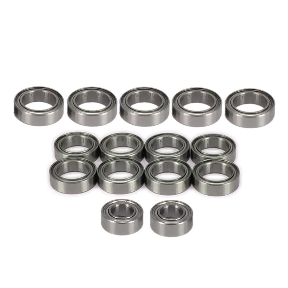 

BAAA-15Pcs Metal Ball Bearings Kit for Traxxas LaTrax Teton 1/18 RC Car Upgrade Parts Accessories