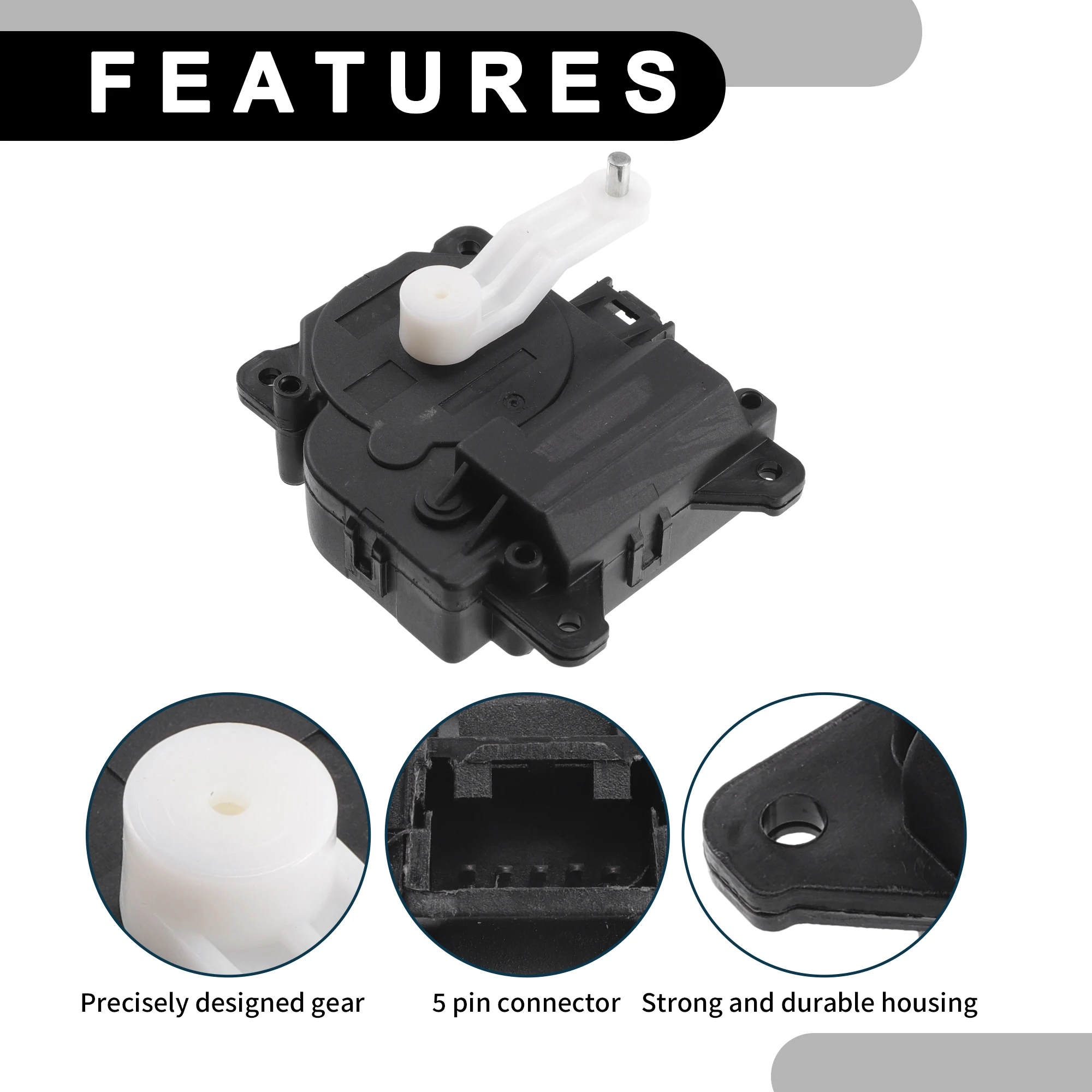 UXCELL 2pcs No.8710641041 HVAC Heater Blend Door Actuator for Toyota Highlander 01-03