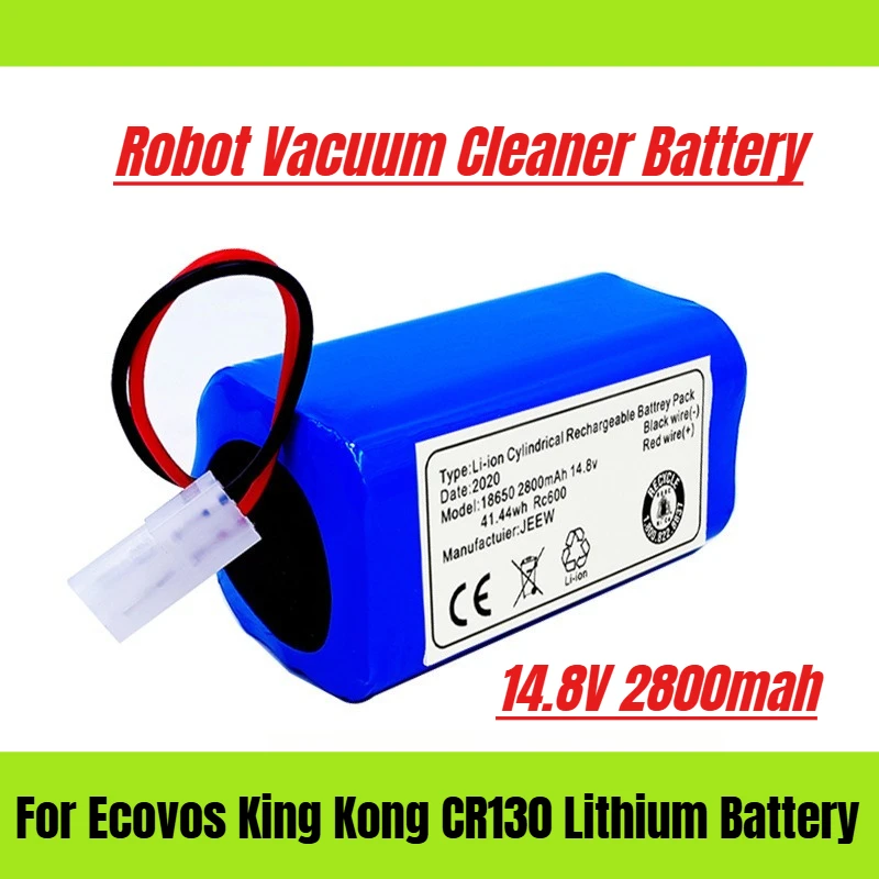 

14.8V 2800mah for Ecovos King Kong CR130 Lithium Battery Robot Vacuum Cleaner Battery
