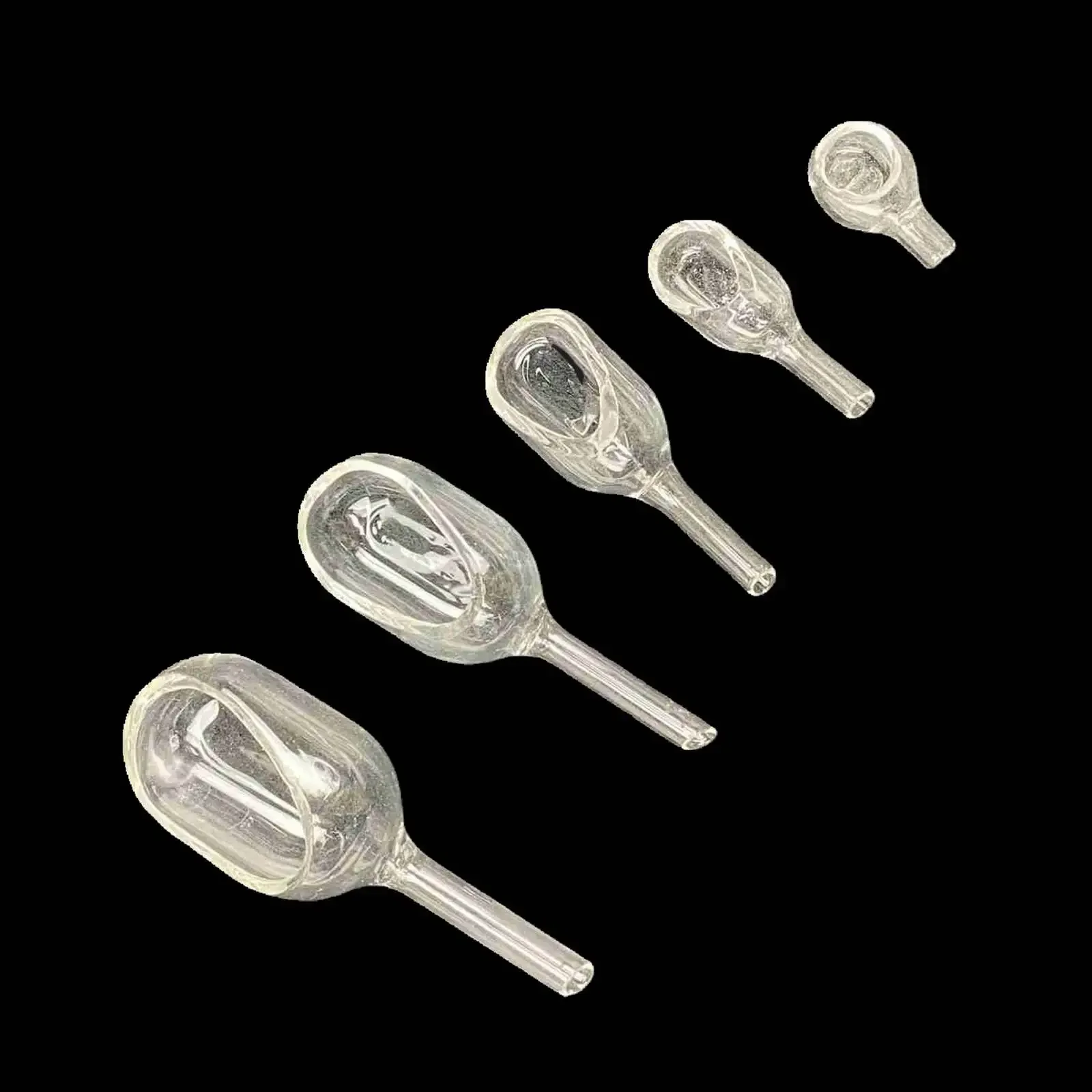 

Fit Tube 6x4mm Belly O.D x Length 15x25mm 15x40mm 20x60mm 25x75mm 30x85mm Glass Weighing Boat Bottle Lab