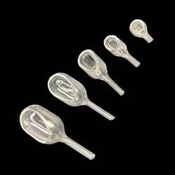 Fit Tube 6x4mm Belly O.D x Length 15x25mm 15x40mm 20x60mm 25x75mm 30x85mm Glass Weighing Boat Bottle Lab