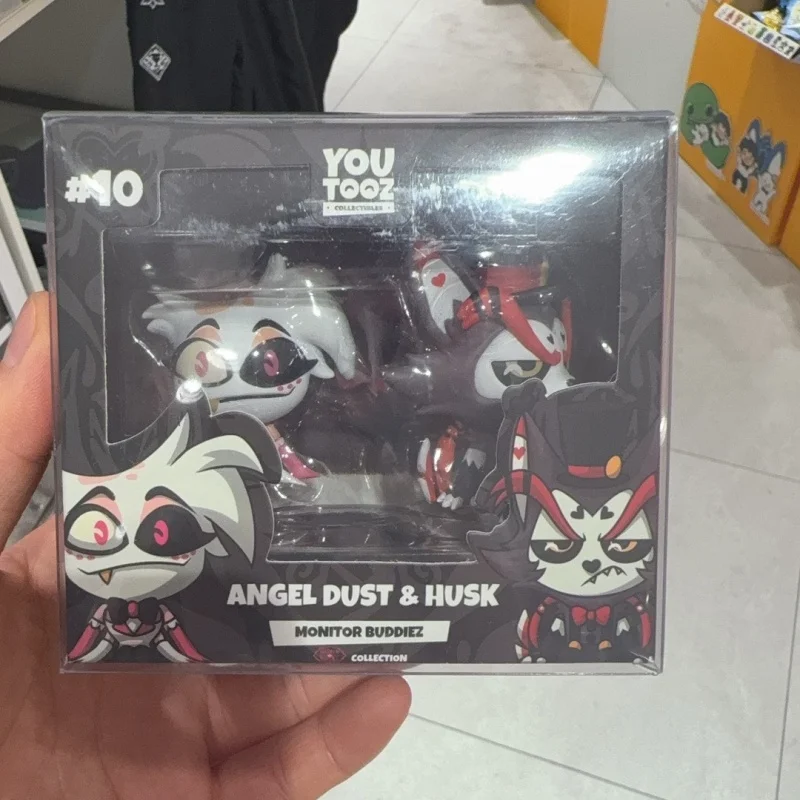 

Original Youtooz Hazbin Hotel Alastor Game Action Figure Collectible Model Ornaments Husk Angel Dust Vaggie Charlie Toys Stock