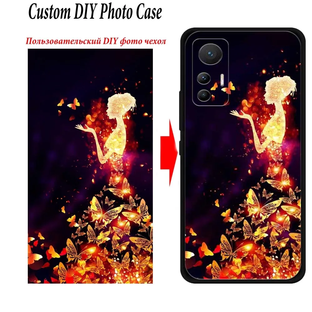 Customized Phone Cases For Xiaomi 12 Lite 12s Ultra DIY Photo Cover For Xiaomi 12T Qin F21 Pro Case Design Picture Silicone Capa