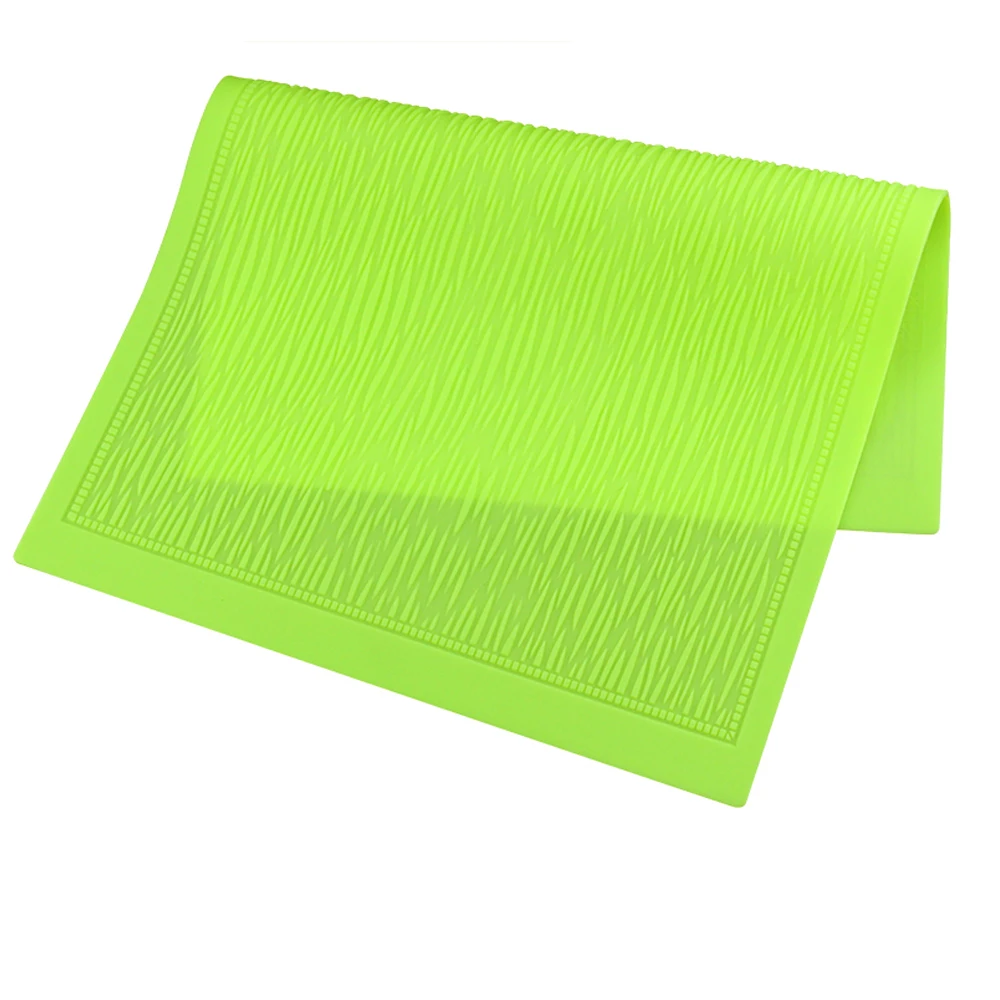 Wood Shape Texture Shape Silicone Lace Cake Mat Wedding Cake Decoration Tools Sugar Lace Mold Fondant Baking Mat