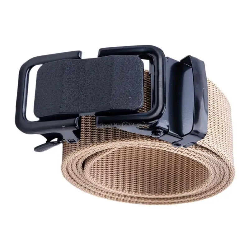Bequemer gewebter Herrengürtel mit Nylongewebe und automatischer Schiebeschnalle zum Angeln und Training