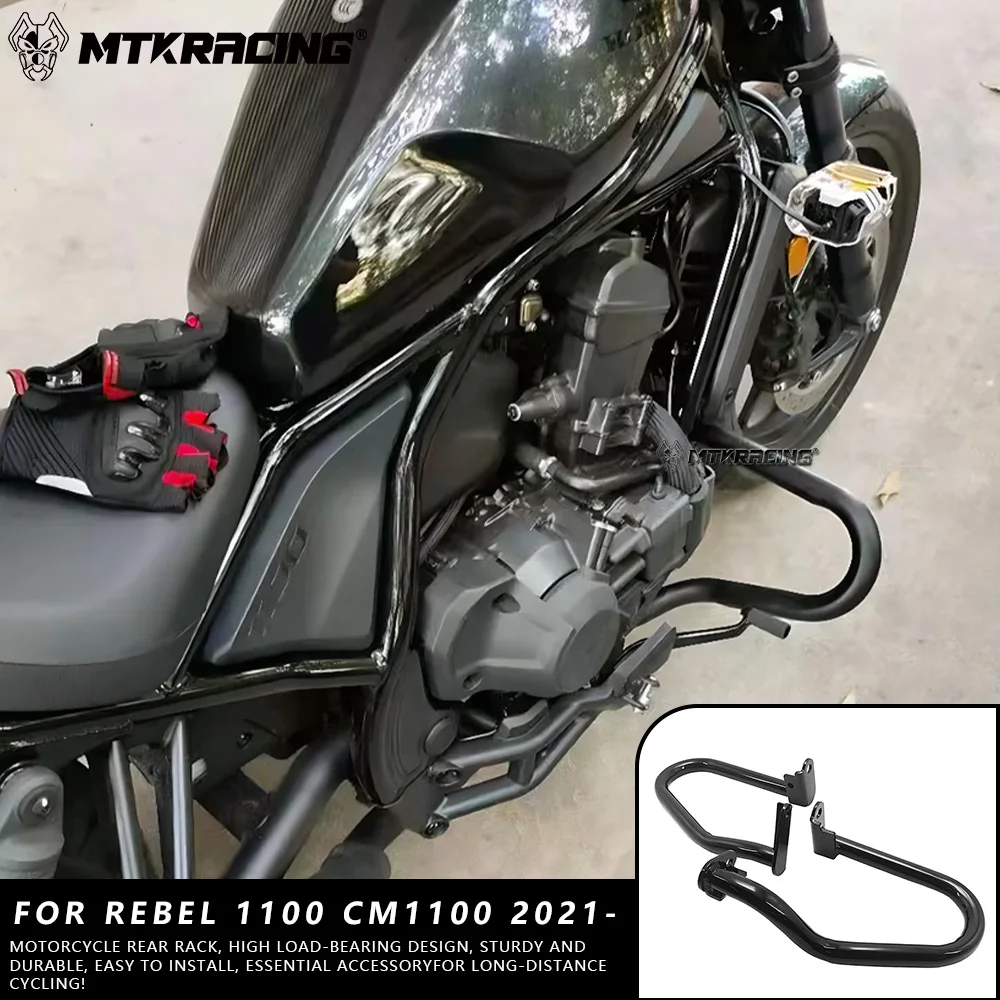 

MTKRACING For HONDA REBEL 1100 CM1100 2021-2024 Motorcycle Accessories Crash Bar Body Frame Protector