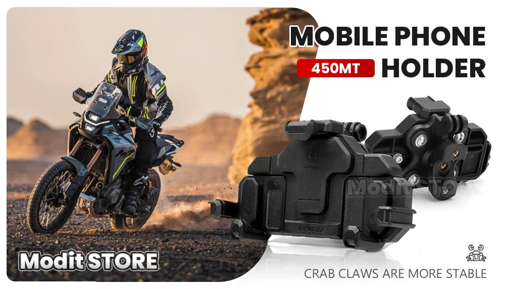 FÜR CFMOTO 450MT 450MT 2024 Neue Motorrad Zubehör GPS Telefon Halter Stehen Navigation Stehen Stoßdämpfer Telefon Stehen – Detail 2