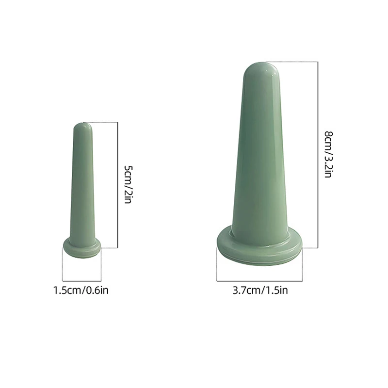 Silicone vácuo cupping massagem frascos anti celulite massagem facial ventosas rosto pescoço elevador raspagem da pele guasha anti rugas