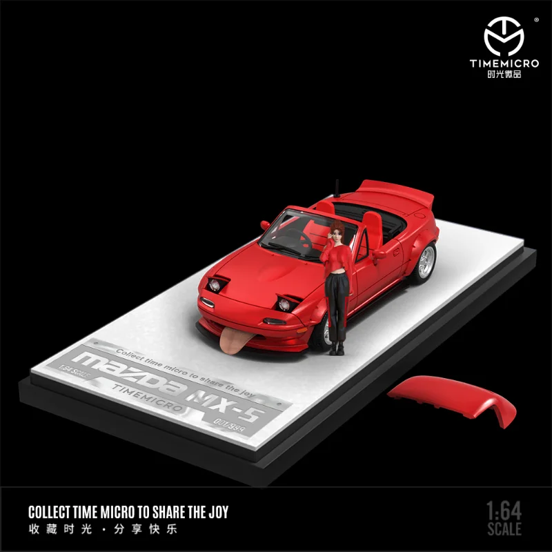 TimeMicro1:64 Mazda MX5 รุ่นอัลลอยด์ฟิกเกอร์