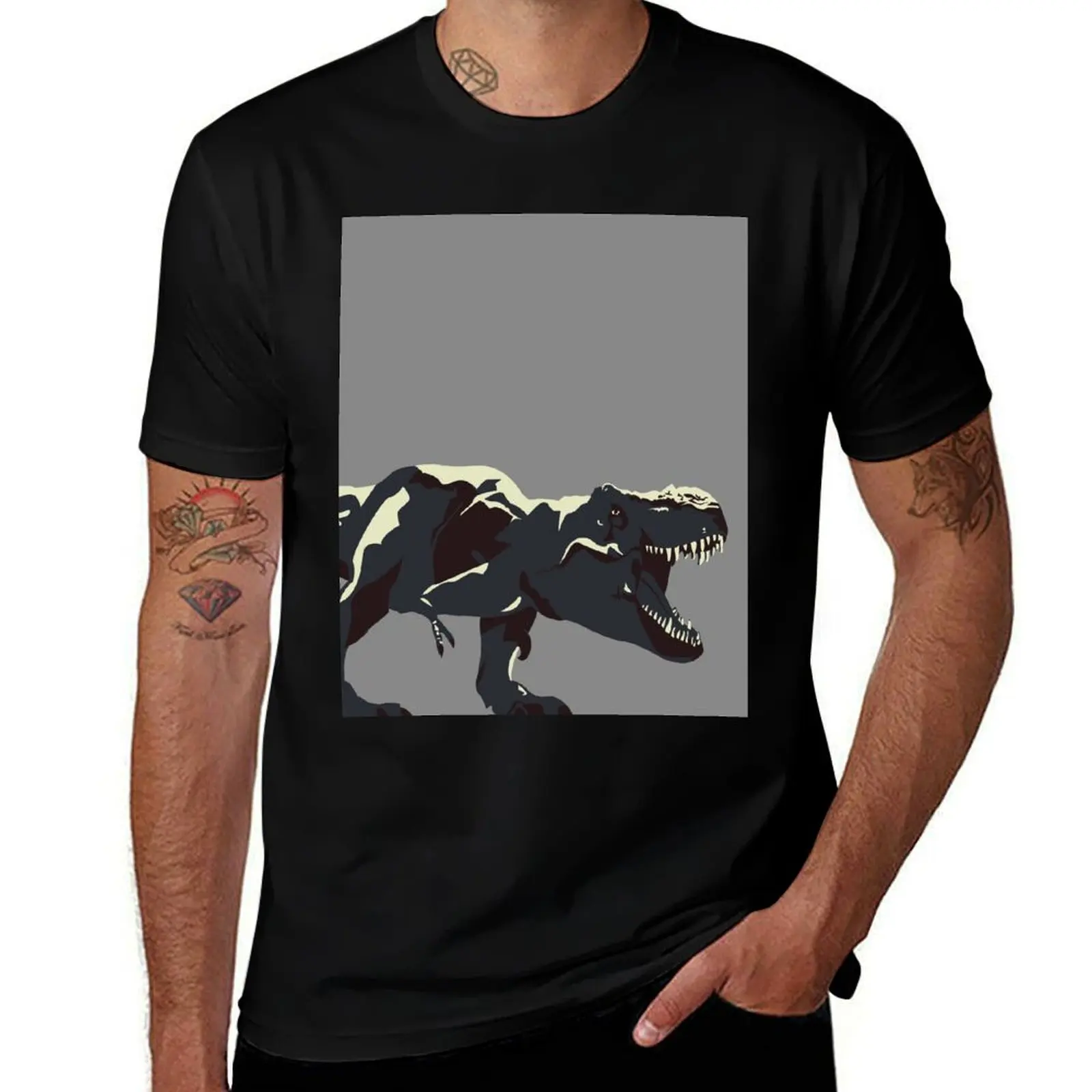 

T Rex Roar T-Shirt funny t shirts cotton man graphic t shirt cotton shirt man T-Shirt