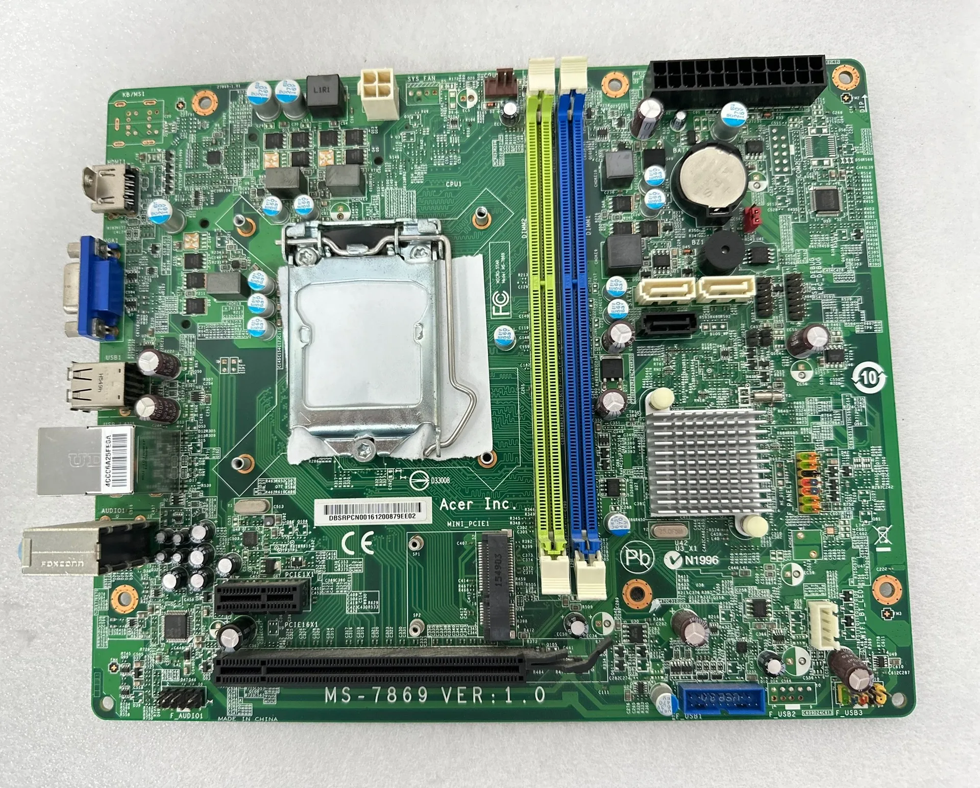 Известный бренд-Acer/Acrylic MS-7869 VER: 1