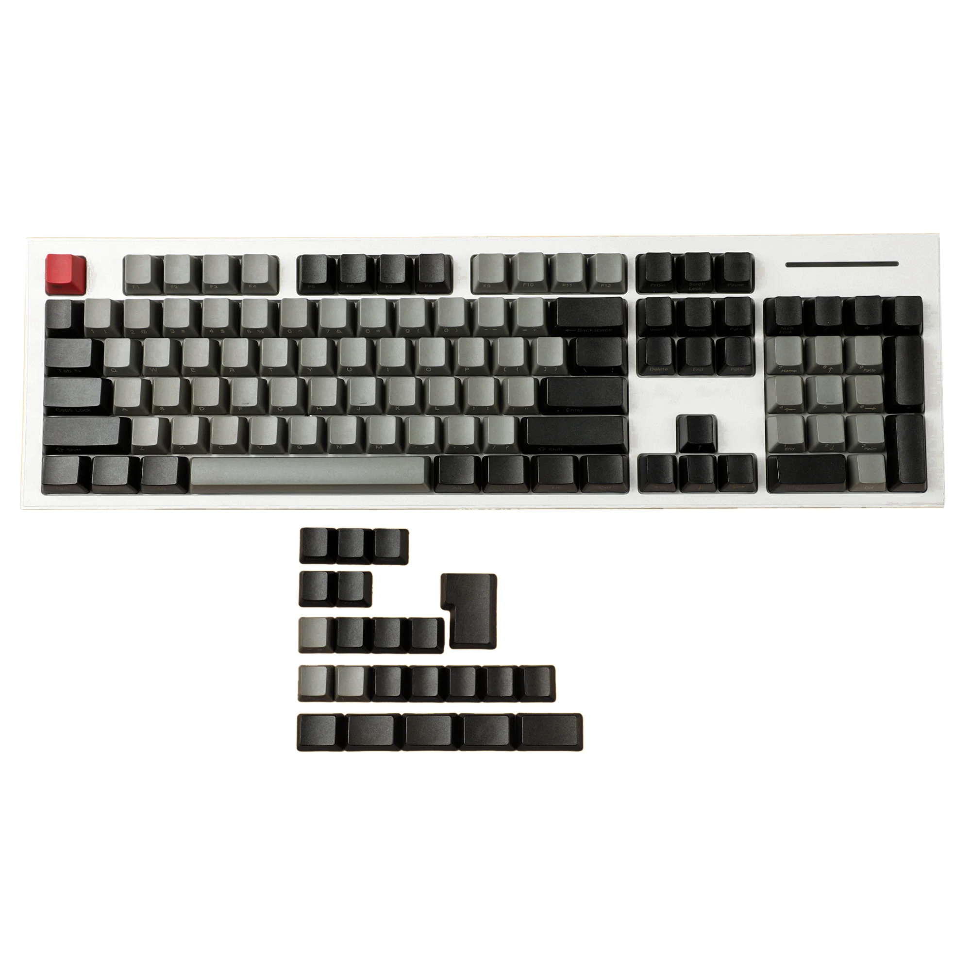 125 Keys Laser Etched ANSI ISO OEM Profile Thick PBT Keycap For MX Mechanical 96 84 104 87 YMD96 YMD75 KBD75 FC980M SP84 VEA