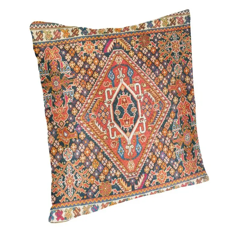 Antique Persian Tribal Turkish Kilim Square Throw Pillow Case Home Decorative Printed Vintage Bohemian Ethnic Art Cushion Cover