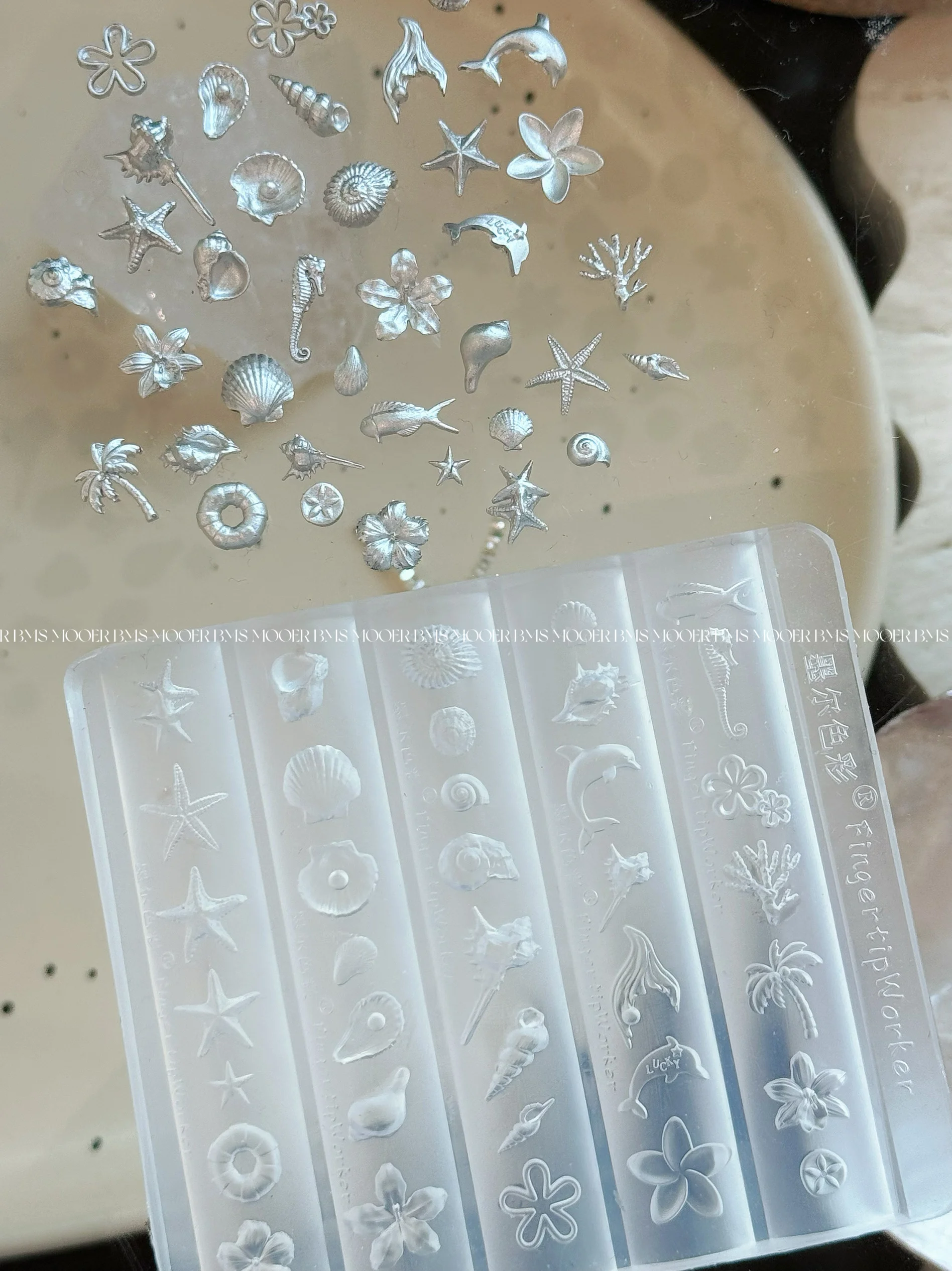 Sweetheart Pet Hawaiian Ocean Nail Art Mold Nail Art Print Board Piastre per timbratura delle unghie