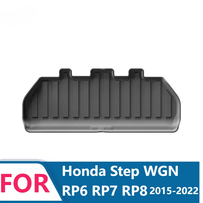 Custom Fit Trunk Mat For 2015-2022 Honda Step WGN RP6 RP7 RP8 RHD Waterproof TPE Cargo Liner All-Weather Protection